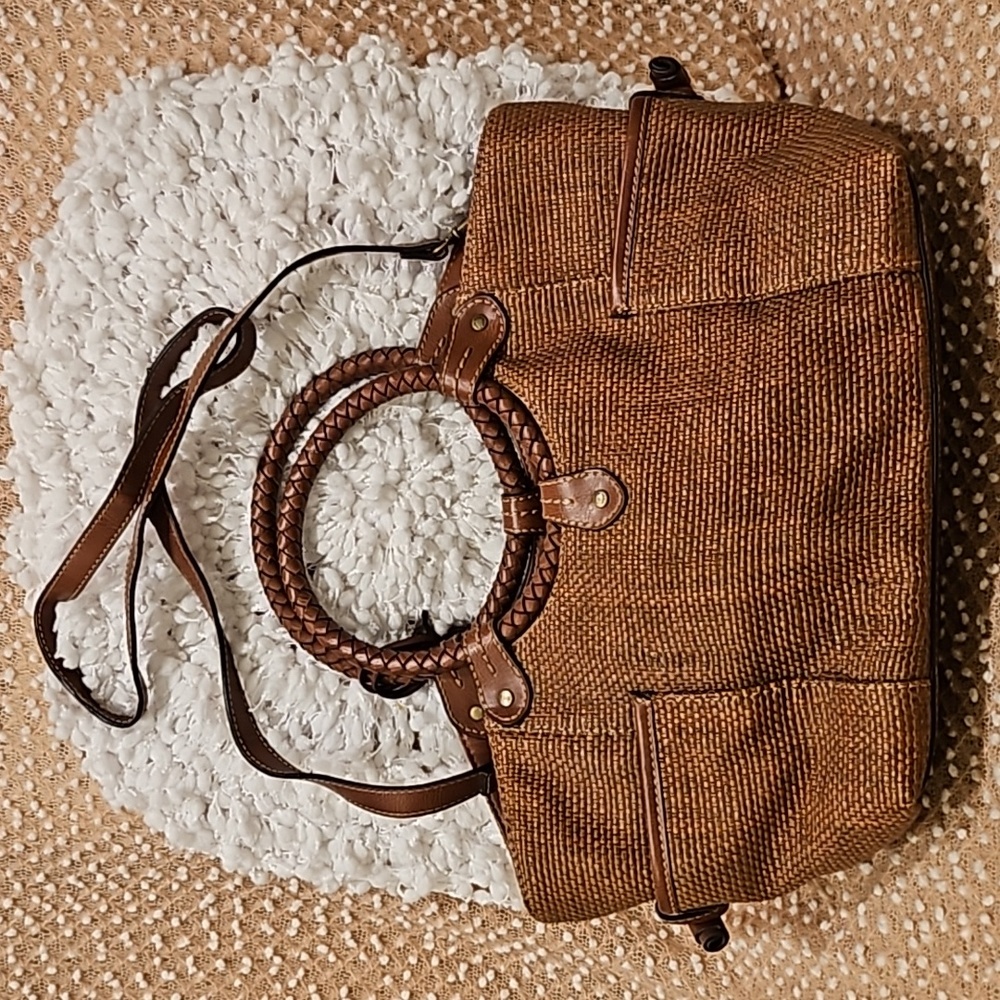 Fossil Brown Satchel Bag